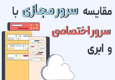 مقایسه سرور مجازی با سرورهای اختصاصی و ابری
